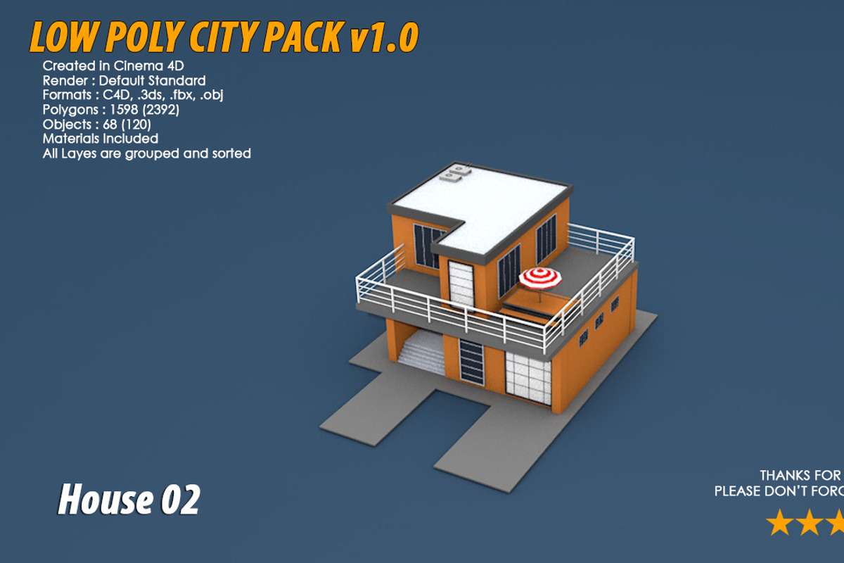 Low Poly City Pack 1, an Architecture 3D Model by multimedia4ds (Photo 23 of 40)