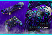 Death Reaper - Mascot & Esport Logo, a Branding & Logo Template by FNR Graphics (Thumbnail 4 of 5)