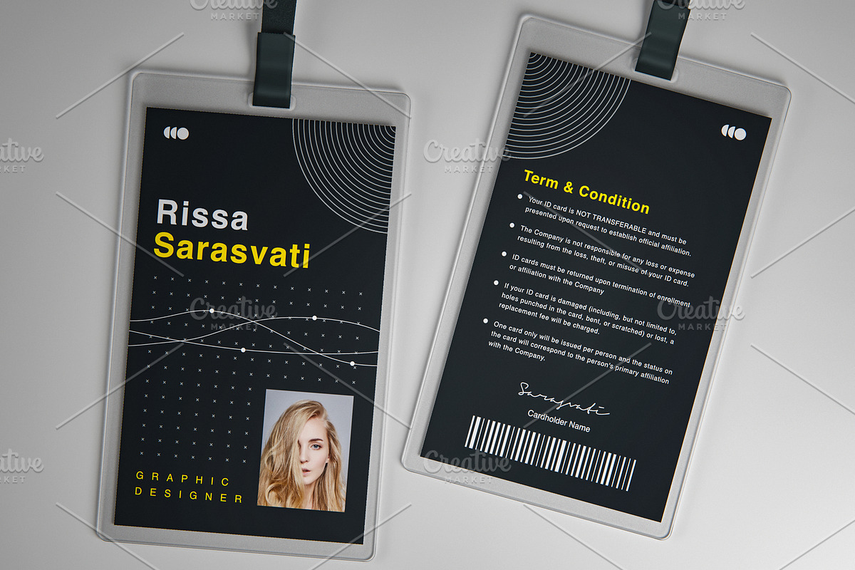 ID Card Badge - Fort Worth, a Card Template by Aprndy85 (Photo 2 of 2)