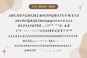 Fox Binley And Fox Sophia Duo Font