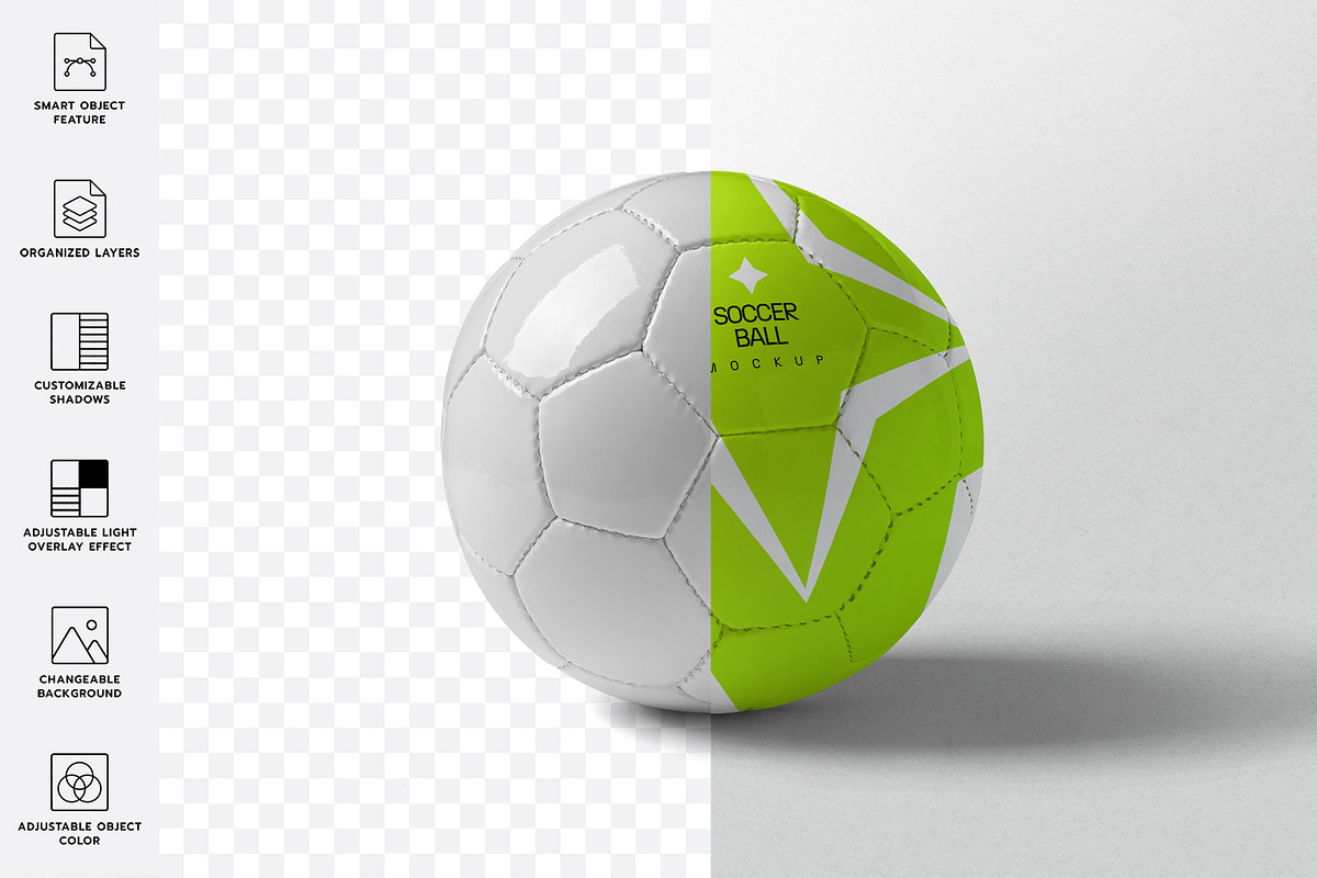 Soccer Ball Mockup, a Product Mockup by MockupCraft (Photo 2 of 6)