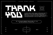 VB DeckOne - Futuristic Font, a Sans Serif Font by VALIANTBROTHA (Thumbnail 9 of 9)