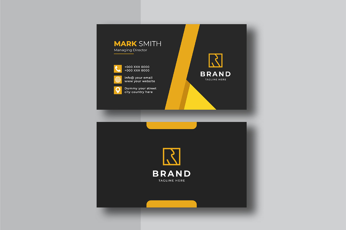 Creative And Modern Business Card, a Business Card Template by M9 Design (Photo 1 of 3)