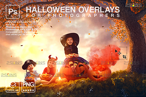 Halloween overlay, Photoshop overlay
