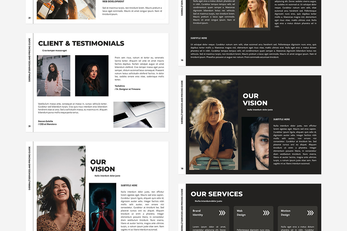 Services and Pricing Guide Template, a Presentation Template by Gaize (Photo 3 of 11)