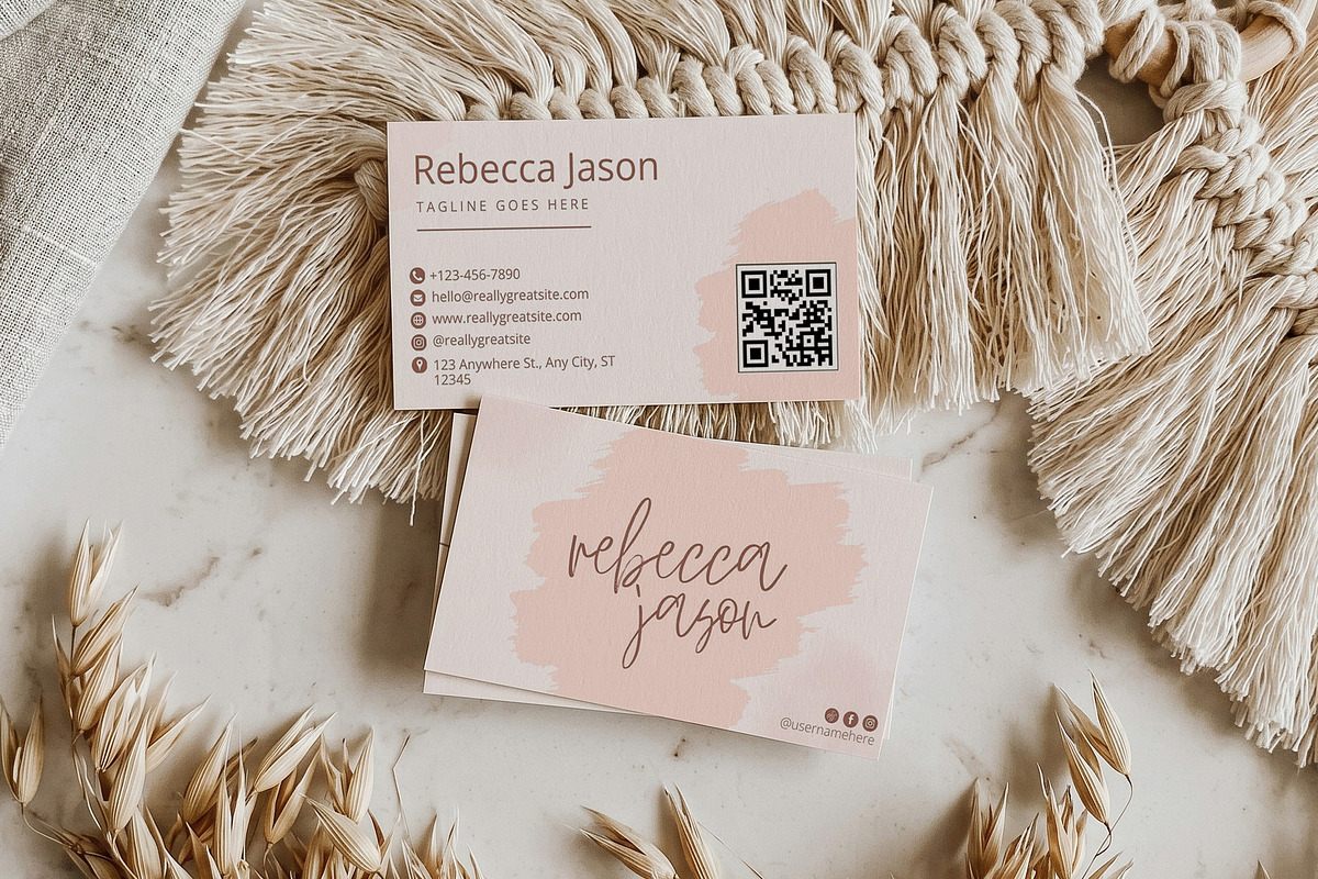 Modern Business Card Canva Template, a Business Card Template by Arslan (Photo 3 of 6)