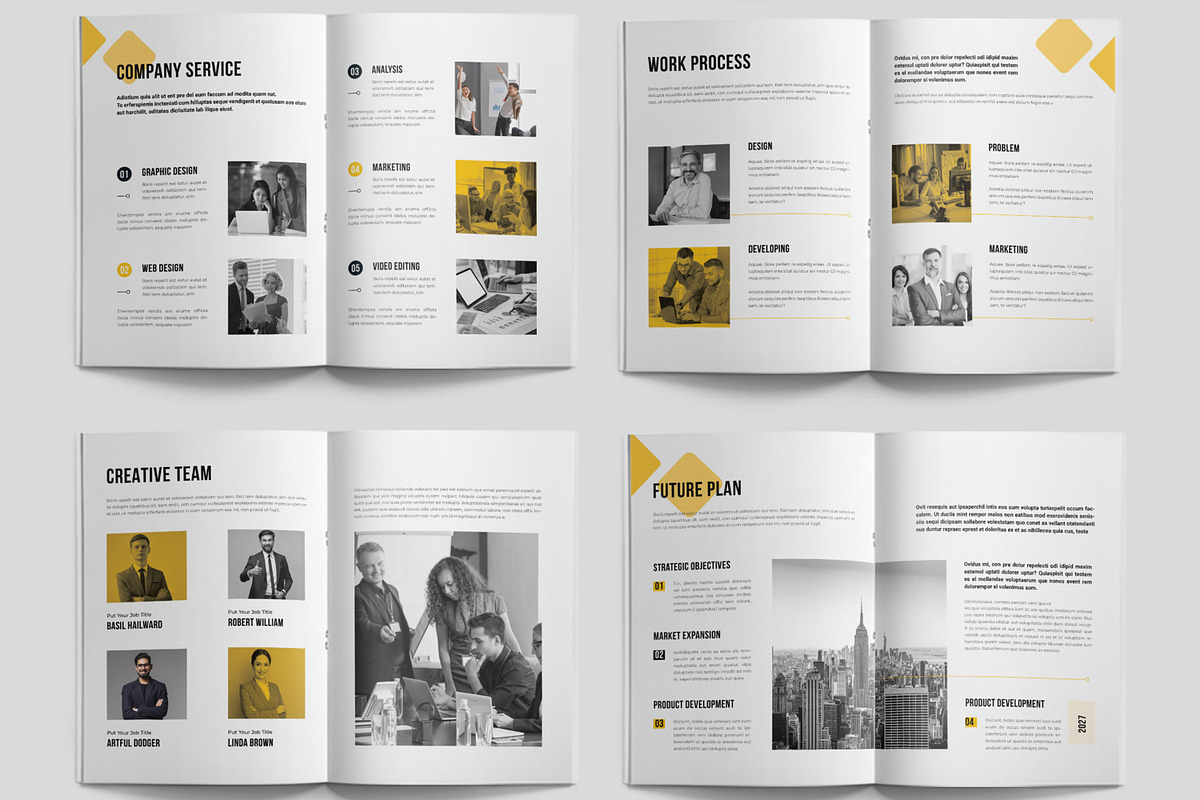 Annual Report Design, a Brochure Template by ContestDesign (Photo 3 of 3)