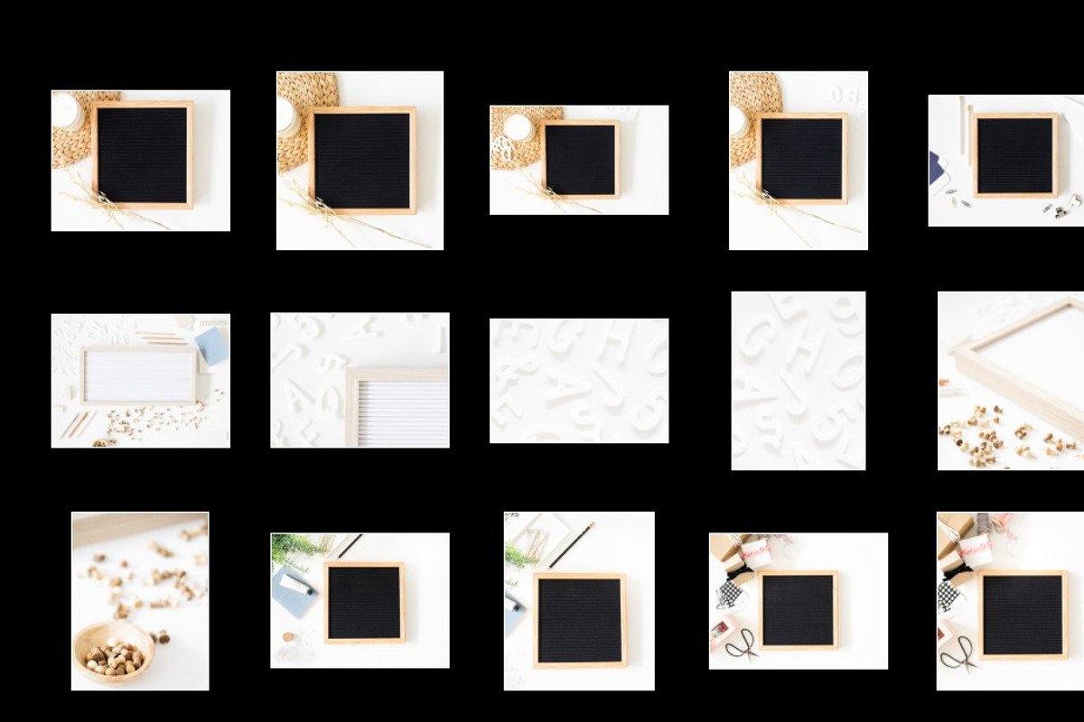 Simple Letterboards Stock Photo Bund, a Mockup by Styled Stock House (Photo 3 of 4)