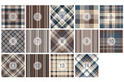 #35 Shirt Plaid Patterns EPS + JPG, a Pattern Graphic by Plaid4You (Thumbnail 2 of 11)