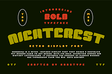 Nightcrest - Bold Font