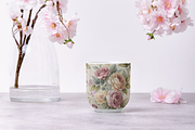 Shabby Chic Roses Seamless Pattern, a Pattern Graphic by FloridPrintables (Thumbnail 7 of 10)