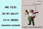 Watercolor Green Christmas Gnomes, an Illustration by SVGArt (Thumbnail 3 of 8)