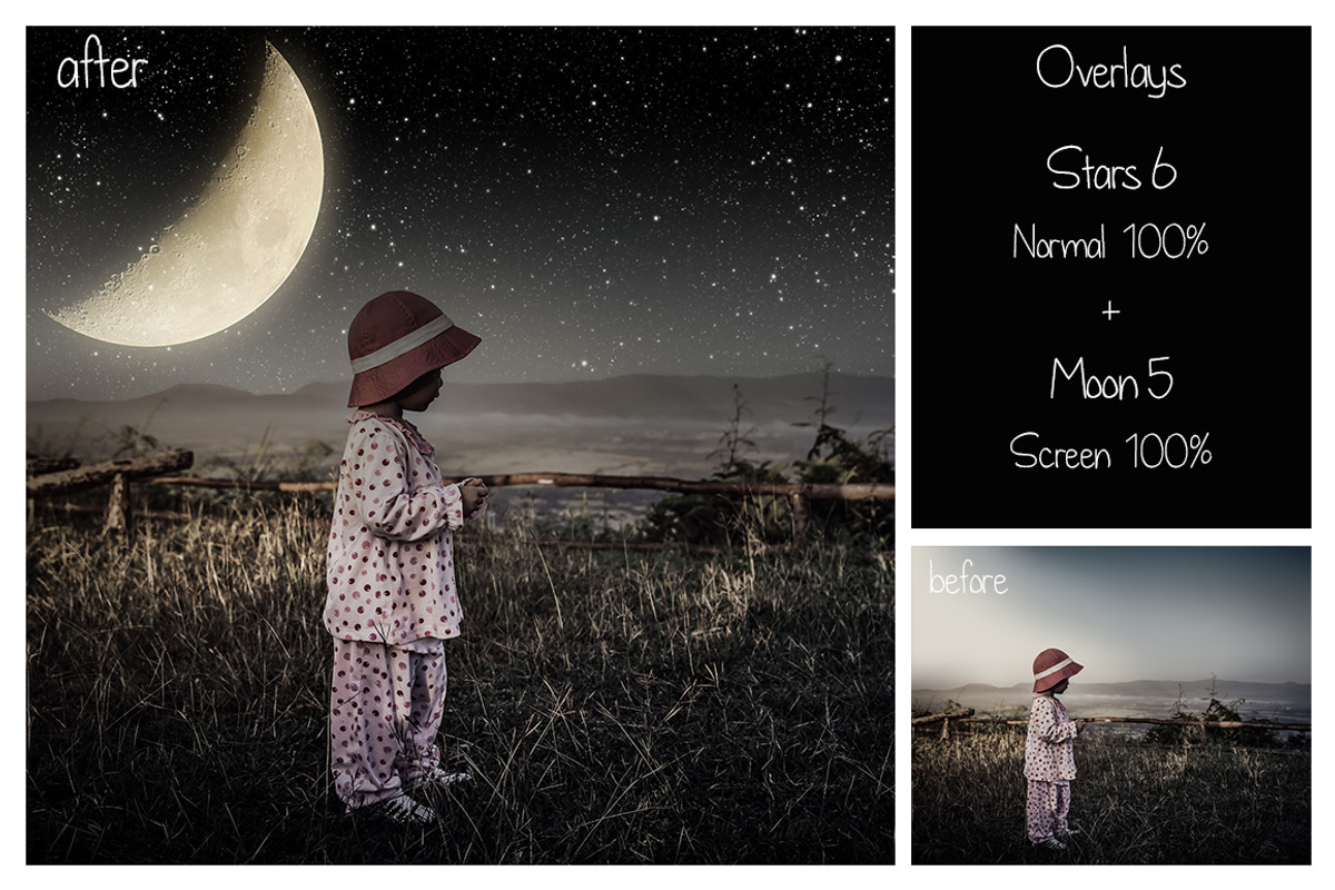 50 Night Sky Overlays, a Texture Graphic by LovePhotoMoment (Photo 6 of 16)