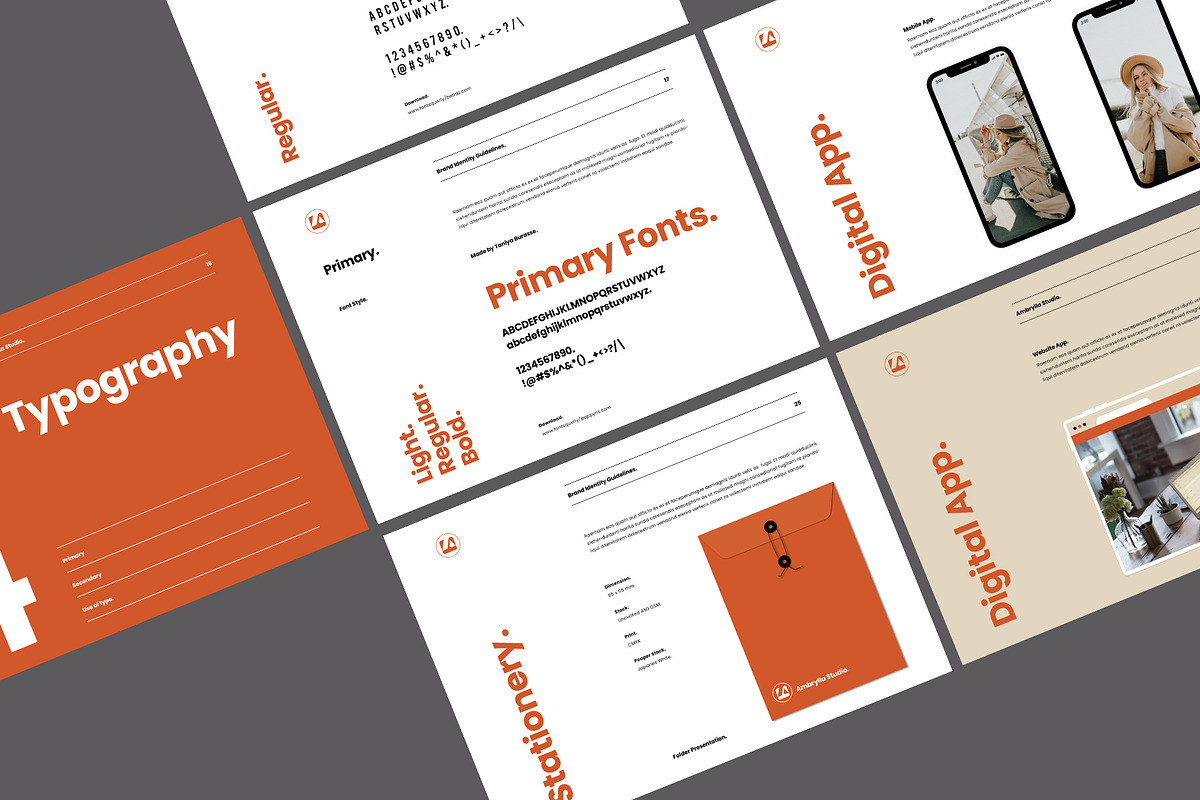 Brand Guidelines | Canva, a Brochure Template by Occy Design (Photo 3 of 9)