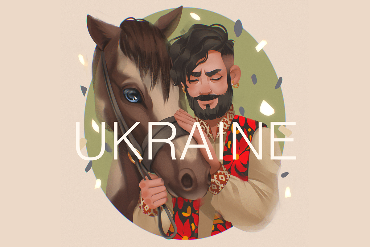Kozak HIGH RES, an Illustration by tubik shop