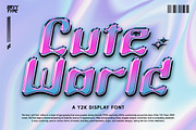 Cute World (Free Sticker Pack), a Symbol Font by Dryy.type (Thumbnail 1 of 7)
