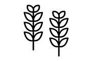 Wheat Line Icon, an Icon by Pexelpy (Thumbnail 1 of 2)