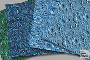 Rainbow Tooled Leather Embossed, a Pattern Graphic by Fine Purple Elephant (Thumbnail 3 of 5)