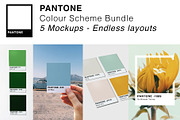 Pantone Colour Mockup Bundle, a Wearable Device Mockup by Tropical Type (Thumbnail 1 of 11)