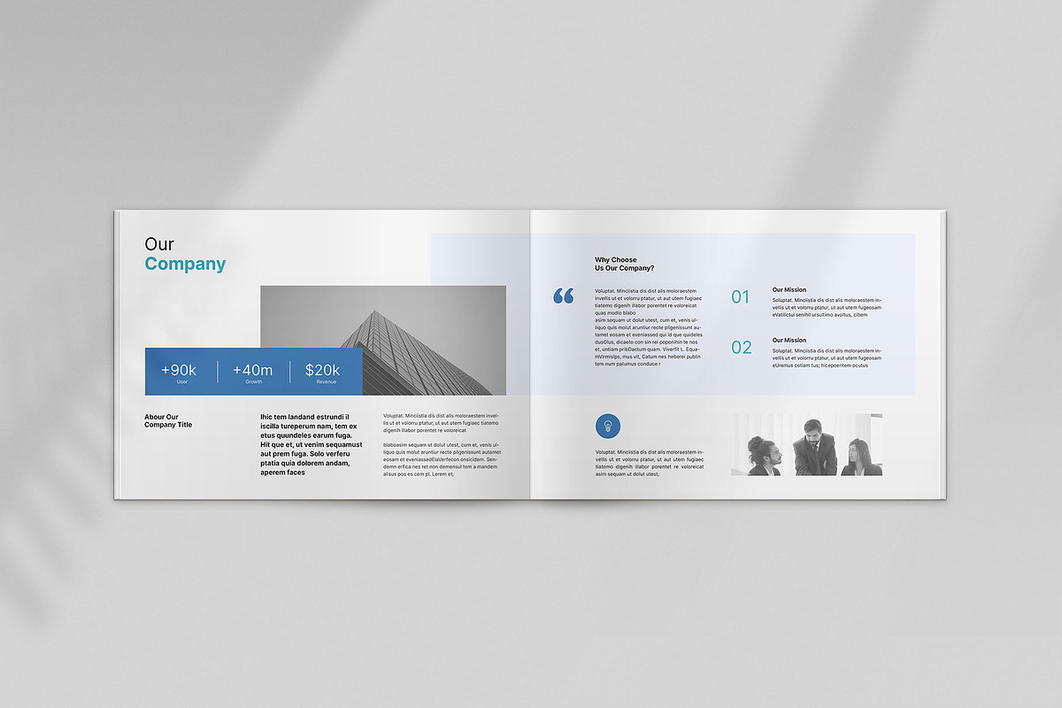 Corporate Company Profile, a Brochure Template by KreateTribe (Photo 3 of 10)