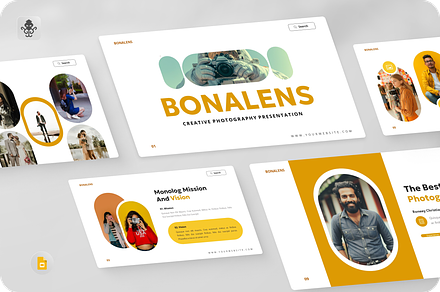 Creative Photography Google Slide, a Presentation Template by SquidPixey