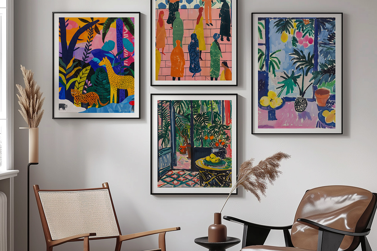 Poster gallery. Matisse 91, a Decorative Illustration by Chikovnaya (Photo 15 of 16)