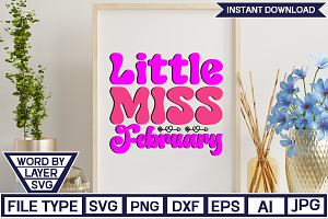 Little Miss February Retro