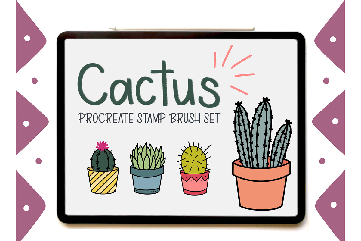 PLANTS BUNDLE - Procreate Stamps, a Brush Add-On by Michelle Kirsch Creative (Photo 2 of 12)