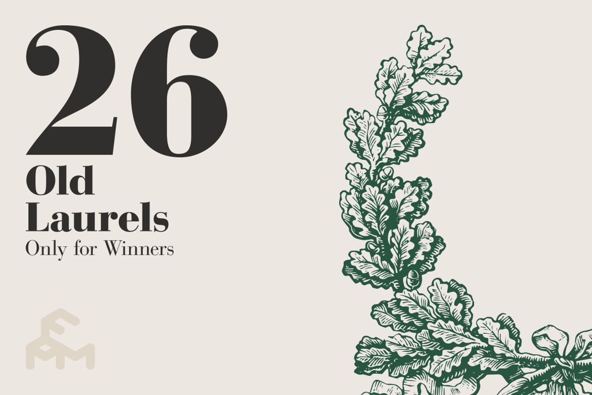 26 Old Laurels, a Decorative Illustration by MARTINI Type Designer (Photo 1 of 2)
