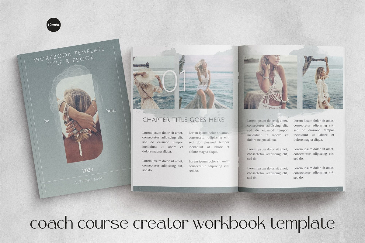 Coaching Course Workbook Template, a Magazine Template by Made by Melody (Photo 1 of 15)