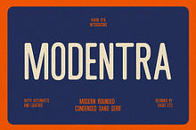 Modentra Modern Rounded Sans Font