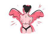 Line body graphics, a Person Illustration by Anastasy_helter (Thumbnail 11 of 20)