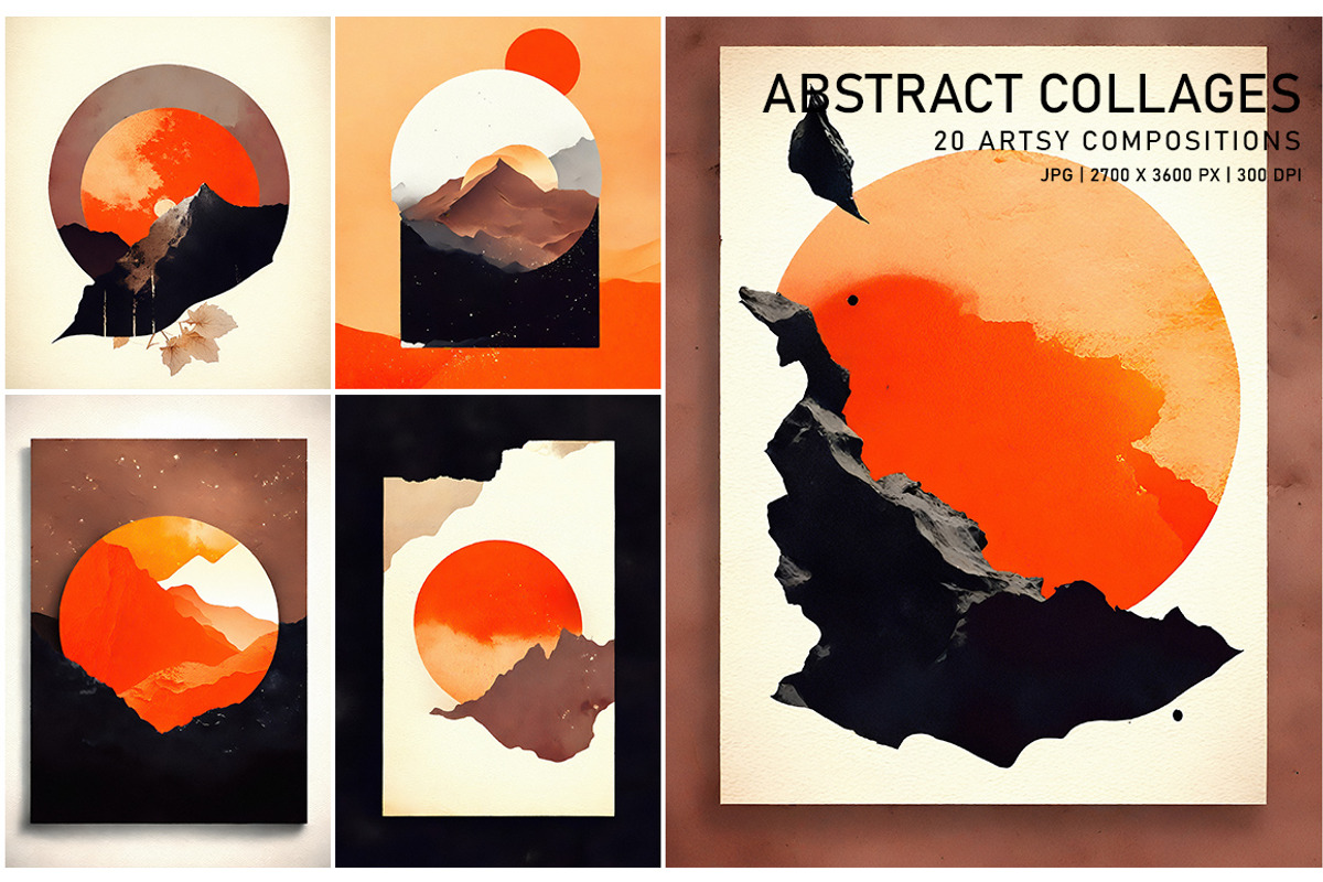 Abstract Collages, a Decorative Illustration by Digital Art Creations (Photo 4 of 8)