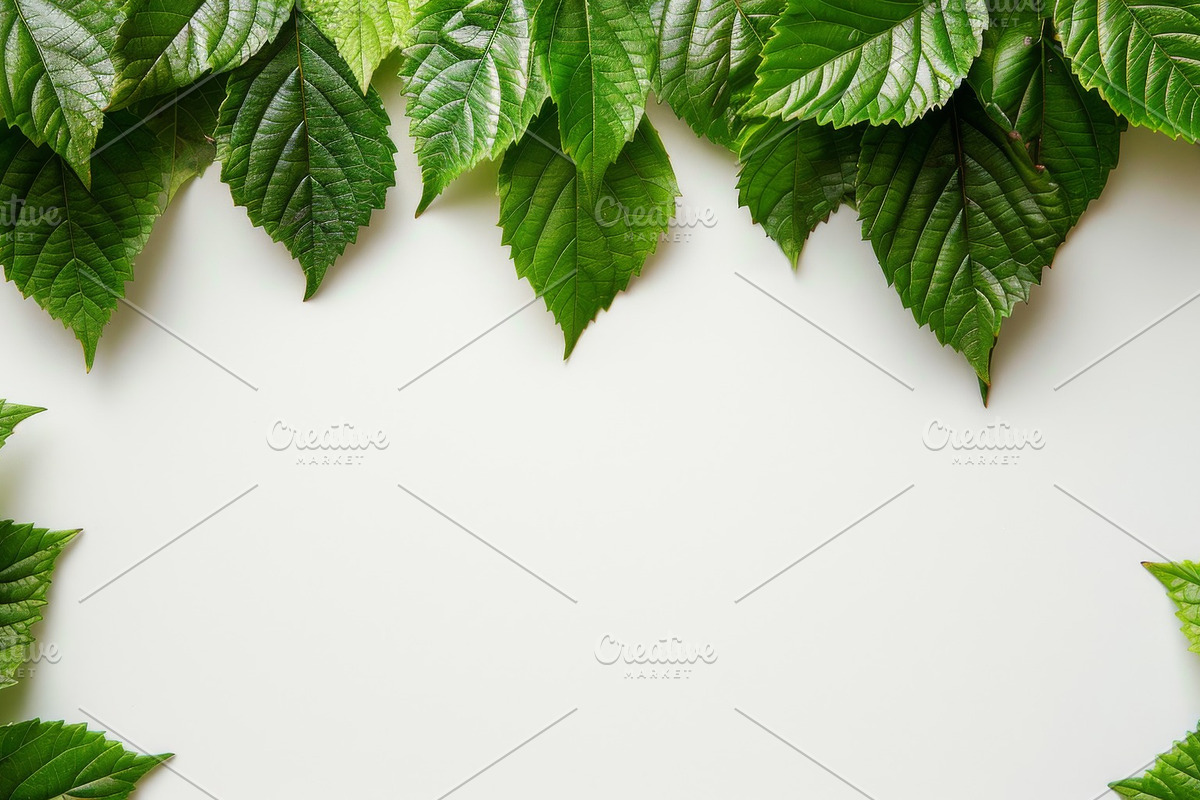 99 Frames of green leaves, a Nature Photo by Handmadefont (Photo 54 of 100)