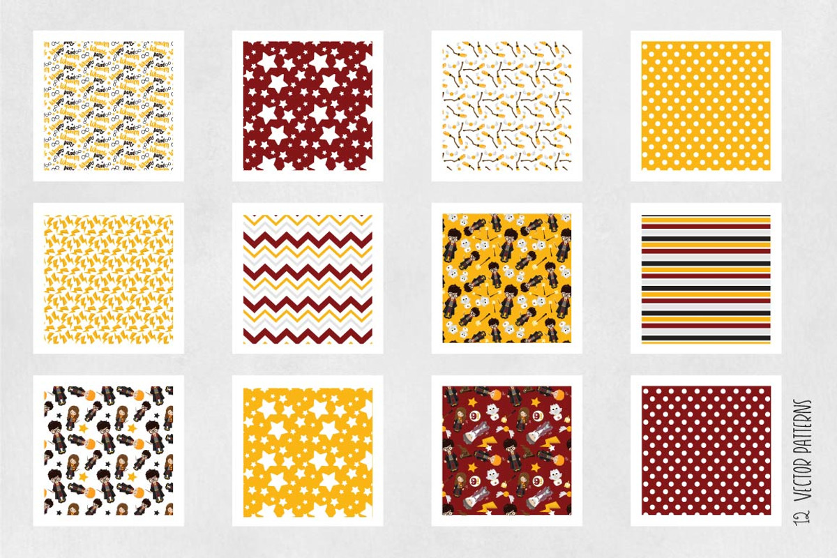 WIZARDS PARTY Pattern collection, a Pattern Graphic by PrettyPatterns (Photo 5 of 5)
