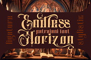 Patrajani - Decorative Serif, a Blackletter Font by TypeClassHeroes (Thumbnail 7 of 15)
