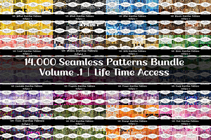 14,000 Seamless Patterns Mega Bundle, a Pattern Graphic by PrintablesByFranklyn