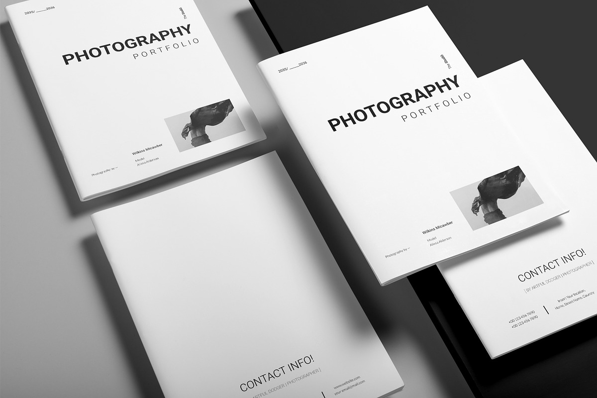 Photography Portfolio Template, a Brochure Template by DesignCrest (Photo 14 of 17)