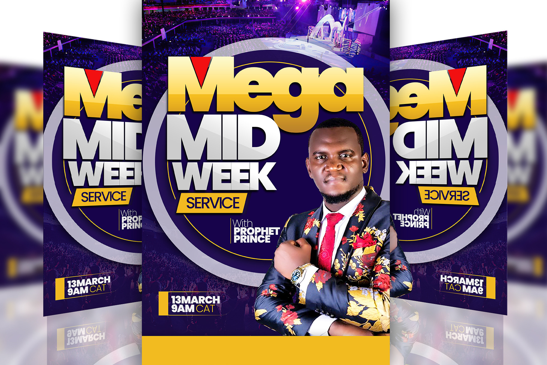 MIDWEEK SERVICE FLYER - PSD