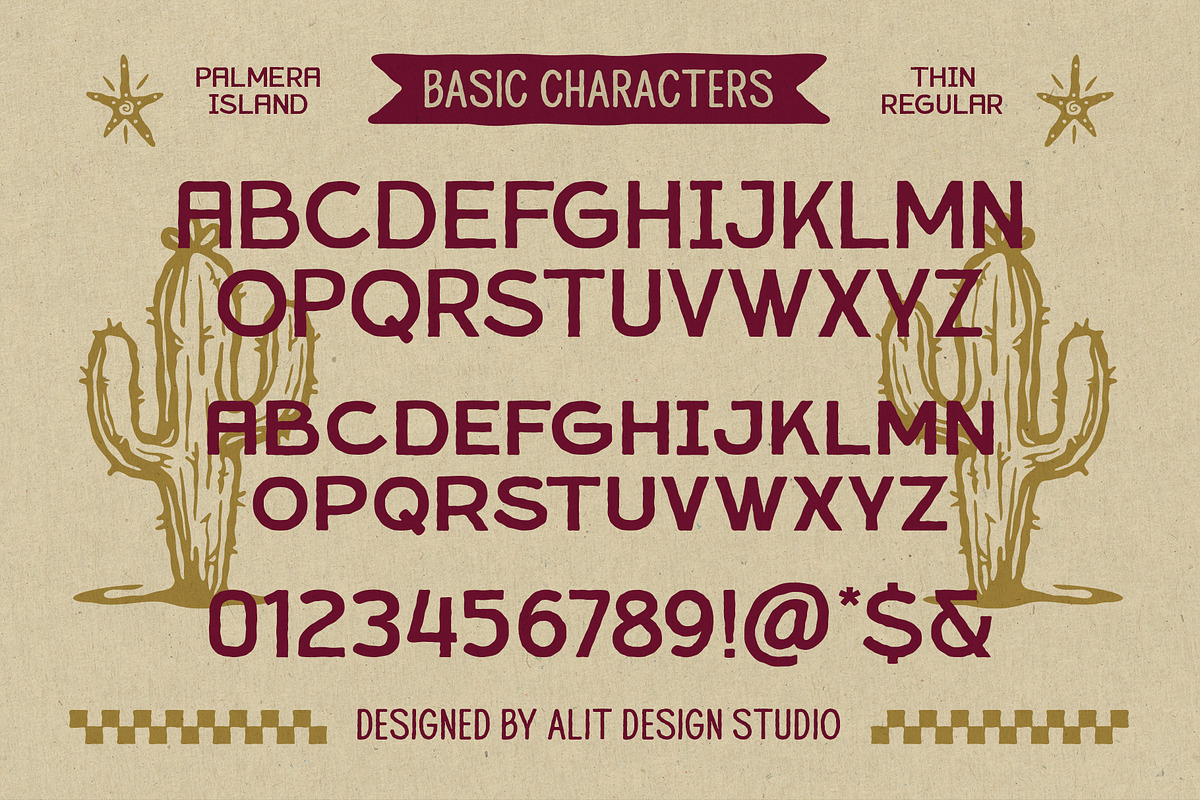 Palmera Island Typeface, a Sans Serif Font by alit design (Photo 16 of 17)