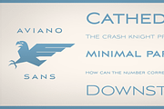 Aviano Sans, a Sans Serif Font by insigne (Thumbnail 2 of 2)