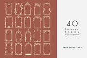 Boho Frame Vol.1, an Object Graphic by Bewalrus Studio (Thumbnail 6 of 7)
