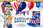 Political games, a Decorative Illustration by Design X0 (Thumbnail 1 of 7)