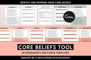 Core Beliefs Canva Template Bundle