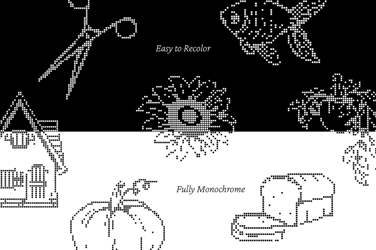 Cottage Pixel Art Collection, an Object Illustration by Invisual Studio (Photo 8 of 12)