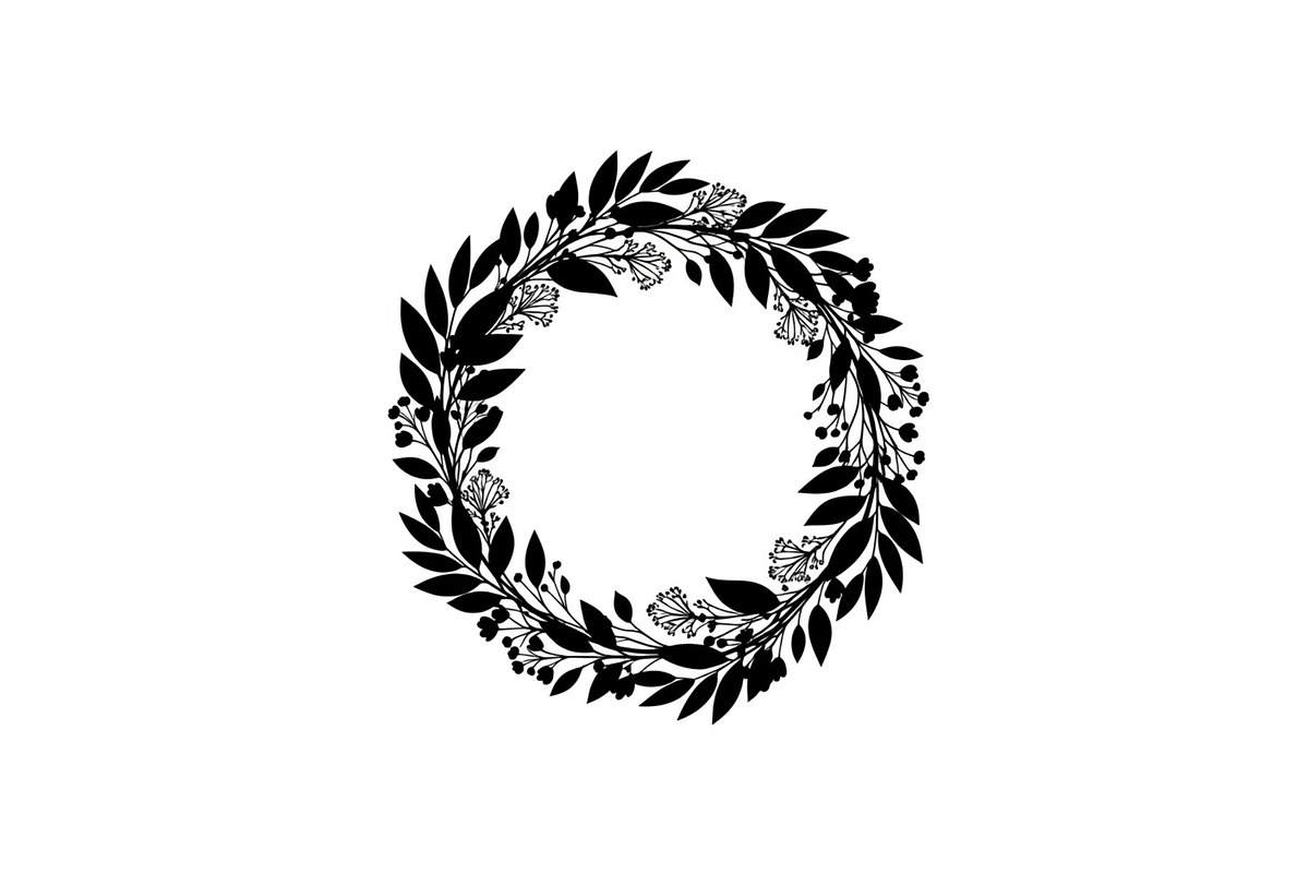 Botanical Floral Wreath SVG Bundle, an Illustration by Designs_River (Photo 24 of 31)