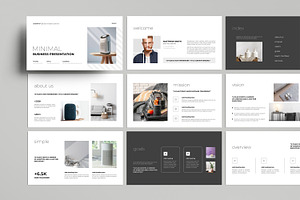 Minimal Business Plan Presentation, a Presentation Template by MightyDesign