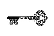 Ornamental Vintage Key SVG Bundle, an Illustration by Gaye Art (Thumbnail 26 of 31)