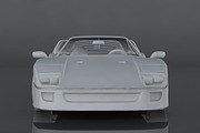 Ferrari F40, a Cars & Vehicle 3D Model by valtriiu (Thumbnail 11 of 12)