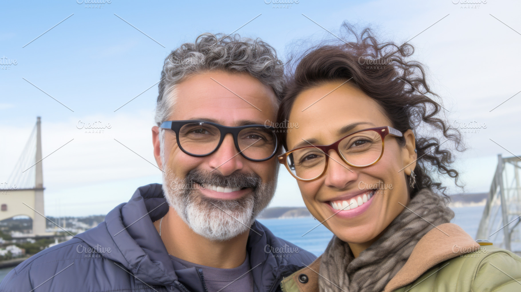 A snapshot of middle age mixed race, a Photo by Dvoevnore photos